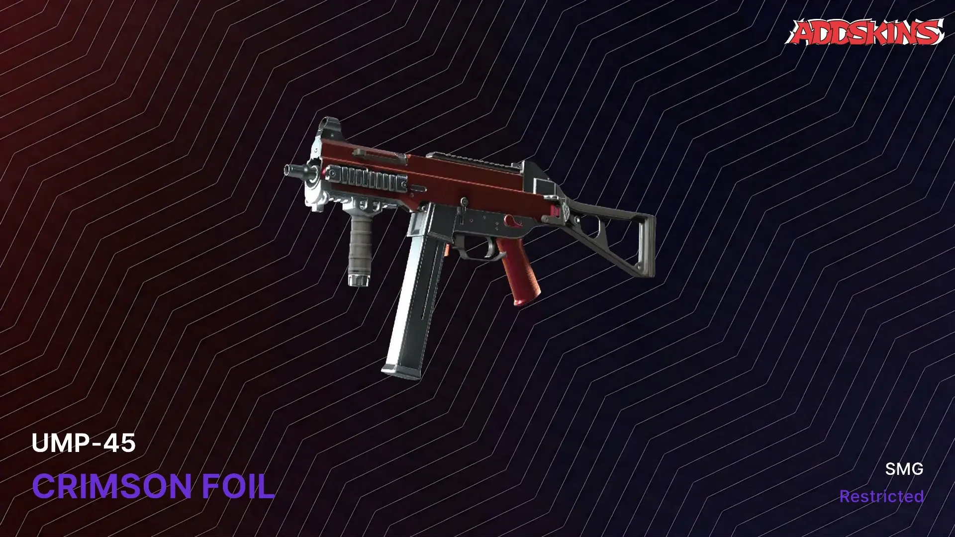 UMP-45 | Crimson Foil (Well-Worn) video preview UMP-45 | Crimson Foil (Well-Worn) video preview