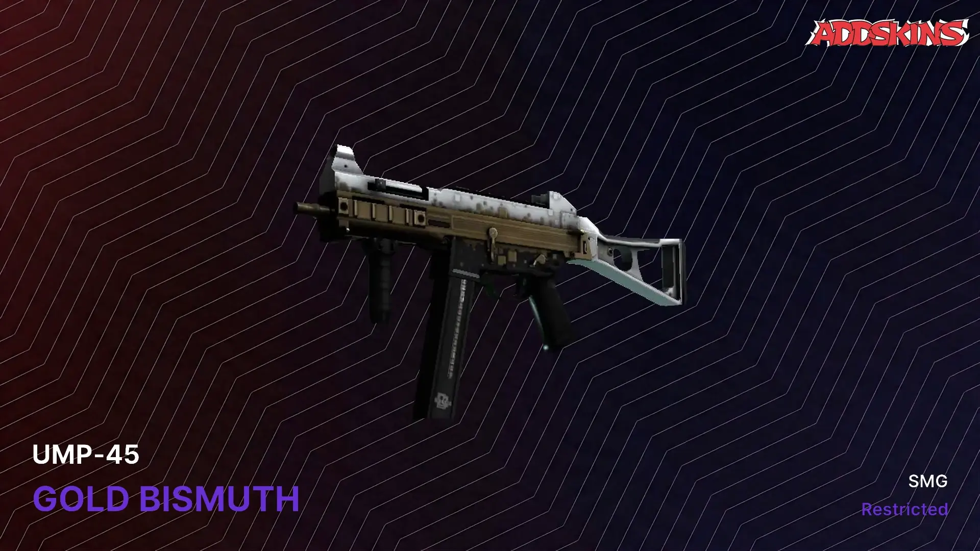 UMP-45 | Gold Bismuth (Field-Tested) video preview