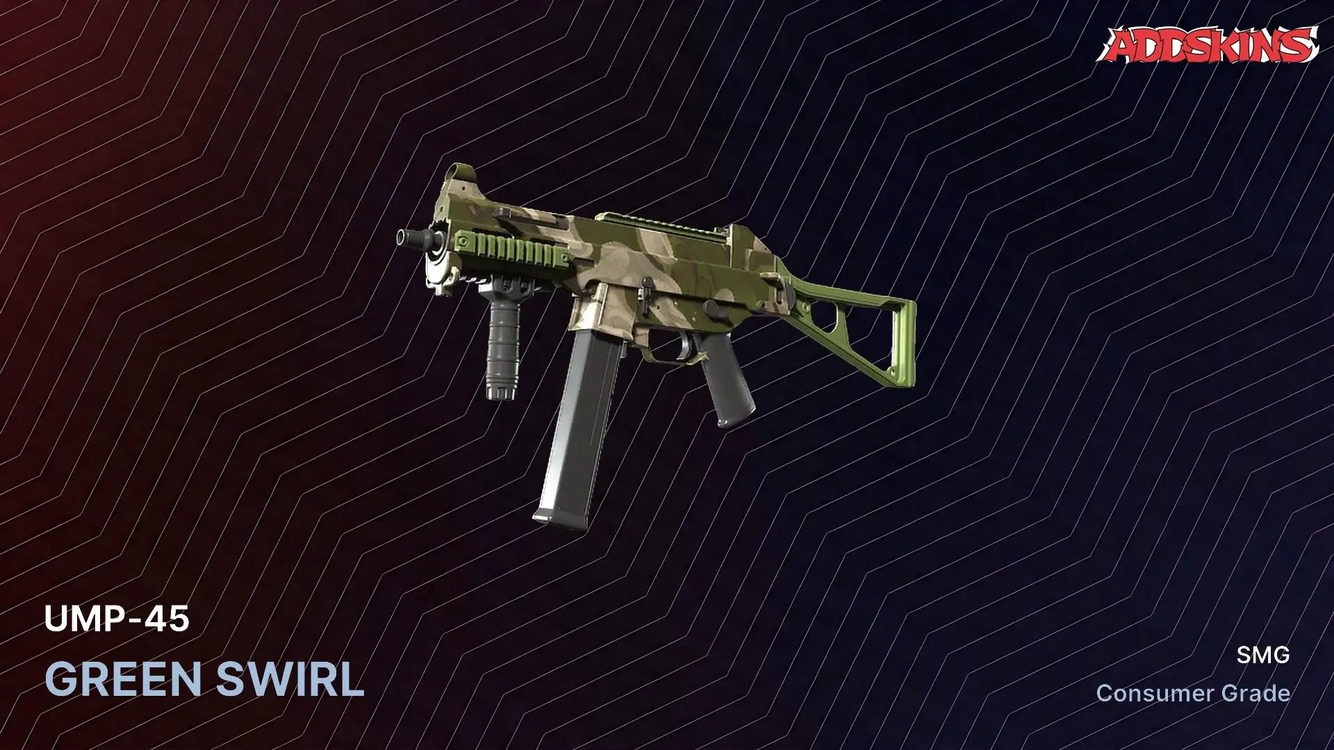 UMP-45 | Green Swirl video preview