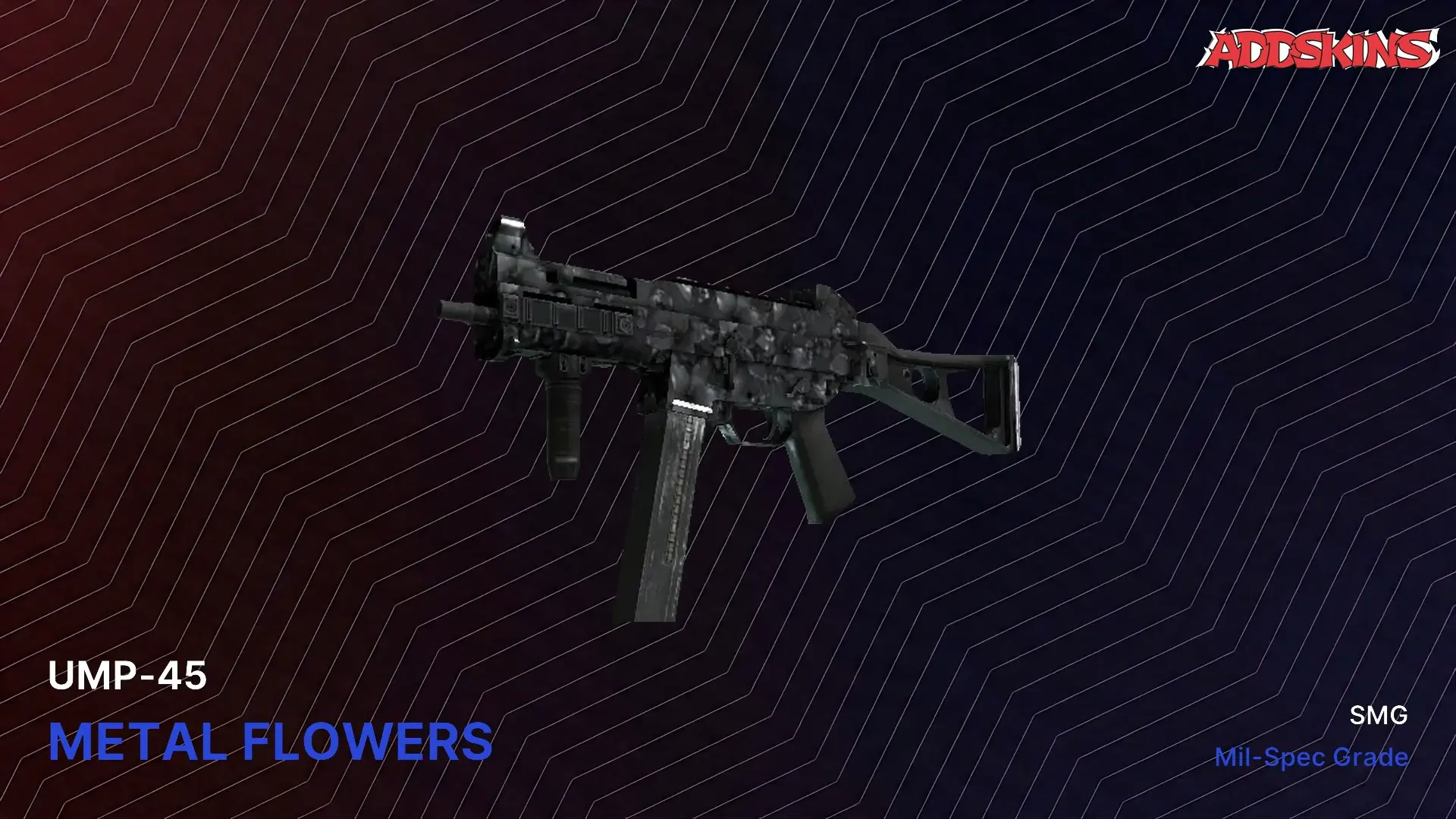 UMP-45 | Metal Flowers (Well-Worn) video preview